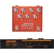 JOYO R-29 Bass High Gain Octave Fuzz Effect Pedal and JP-07 1200W AC Socket Wall Adapter Isolated DC Pedal Power Supply