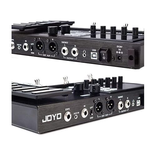  JOYO GEM BOX III Guitar Multi Effect Pedal Processor Bundle with 15ft Bass Guitar Cable