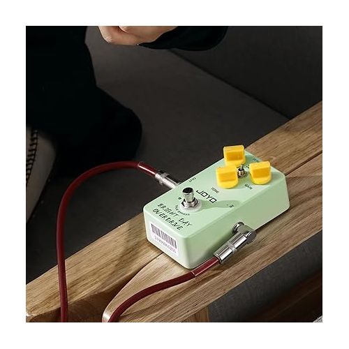  JOYO JF-25 Blues Overdrive Guitar Pedals True Bypass and JP-07 1200W AC Socket Wall Adapter Isolated DC Pedal Power Supply