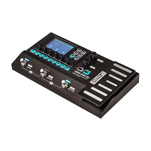  JOYO Guitar Multi Effect Processor with Expression Pedal with 157 Effect, 61 Preamp Modeling, 40 Drum Machine, IR Cab Simulation, Looper, Tap Tempo (GEM BOX III)