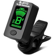 JOYO Guitar Tuner Clip on Digital Electronic Tuner for Guitar, Bass, Ukulele, Violin, Mandolin, Acoustics Calibration Tuner (JT-01)