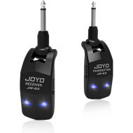 JOYO 2.4GHz Wireless Guitar System 4 Channels Rechargeable Audio Wireless Transmitter Receiver for Guitar Bass Electric Instruments (JW-03)