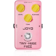 JOYO Fuzz Guitar Pedal Classical Vintage Fuzz Tone for Electric Guitar Punchy Bass and Long Sustain Tone True Bypass (TINY-HUGE JF-26)