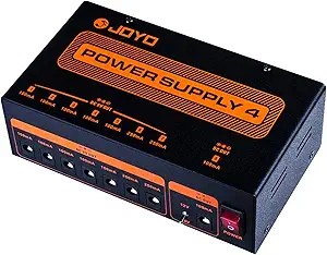 JOYO Isolated Power Supply for Guitar Effect Pedal 9V 12V 18V (100mA, 250mA) 8 Isolated Outputs Jacks with Isolate Short-Circuit and Overload Protection (JP-04)