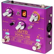 JOYO Vocal Harmony Pedal with 9 Vocal Harmony Effects, 12-Key, 3 Reverb Models for Singer and Guitarist Singing (Vocal Lab R-16)