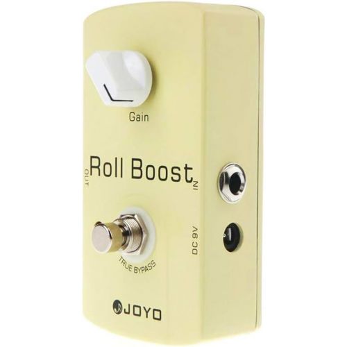  JOYO Boost Pedal Classic Circuitry up to 35dB Clean and Clear Boost for Electric Guitar Effect - True Bypass (Roll Boost JF-38)
