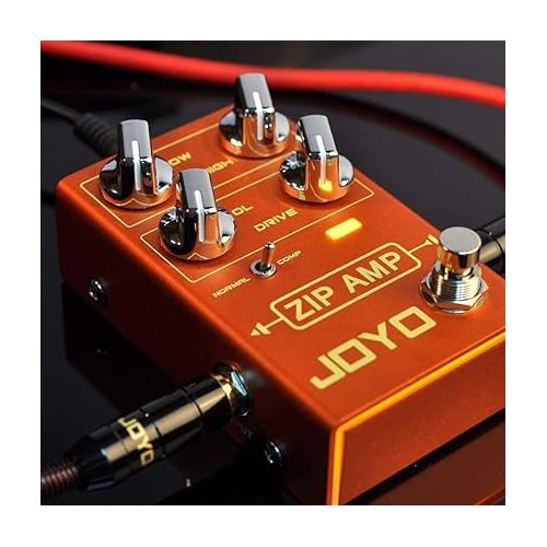  JOYO R-04 ZIP AMP Pedal Effect Strong Compression Overdrive Pedal Simulate Amplifier Effect Pedal for Electric Guitar True Bypass