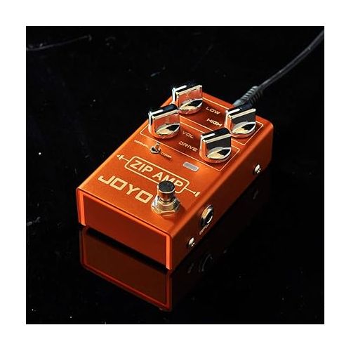  JOYO R-04 ZIP AMP Pedal Effect Strong Compression Overdrive Pedal Simulate Amplifier Effect Pedal for Electric Guitar True Bypass
