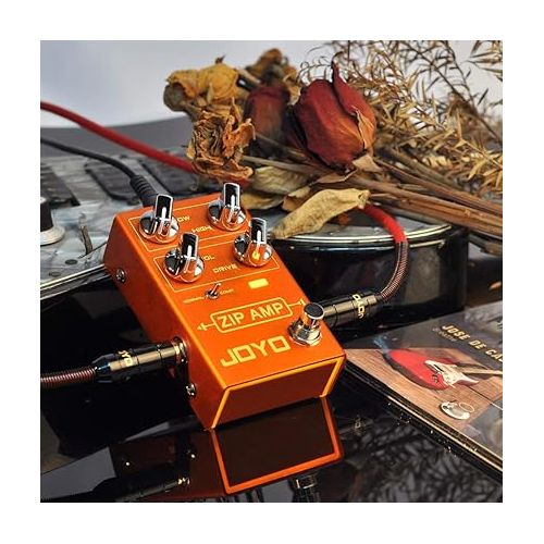  JOYO R-04 ZIP AMP Pedal Effect Strong Compression Overdrive Pedal Simulate Amplifier Effect Pedal for Electric Guitar True Bypass