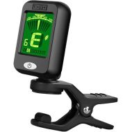 JOYO Clip on Tuner Digital Electronic Tuner for Guitar, Bass, Ukulele, Violin, Mandolin, Banjo Acoustics Calibration Tuner (JT-09)