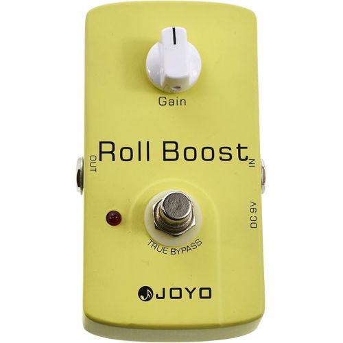  JOYO JF-38 Roll Boost Guitar Effect Pedal - True Bypass, DC 9V and Battery Supported