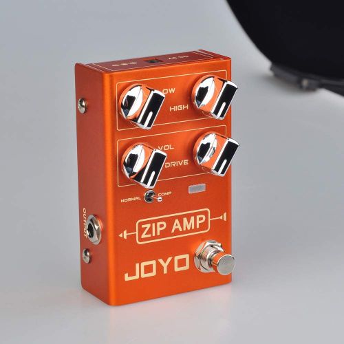  JOYO R-04 ZIP AMP Overdrive Pedal for Rocker, Guitar Effect Pedal, Strong Compression Overdrive Tone, True Bypass
