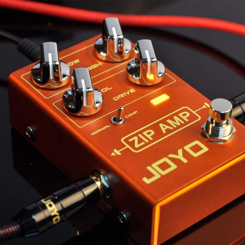  JOYO R-04 ZIP AMP Overdrive Pedal for Rocker, Guitar Effect Pedal, Strong Compression Overdrive Tone, True Bypass