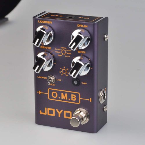  Guitar Effect Pedal, JOYO R-06 O.M.B LOOPER + Drum Machine, Electric Guitar Pedal Effect, Bypass