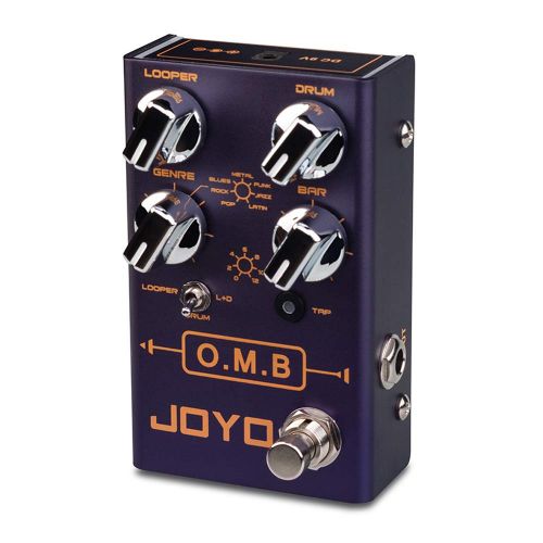  Guitar Effect Pedal, JOYO R-06 O.M.B LOOPER + Drum Machine, Electric Guitar Pedal Effect, Bypass