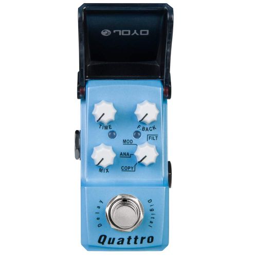  JOYO JF-318 Ironman Quattro Digital Delay Effect Pedal, Mini Single Effect, True Bypass