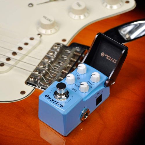  JOYO JF-318 Ironman Quattro Digital Delay Effect Pedal, Mini Single Effect, True Bypass