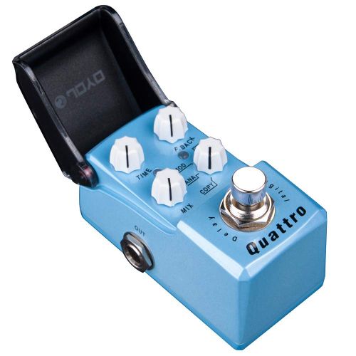  JOYO JF-318 Ironman Quattro Digital Delay Effect Pedal, Mini Single Effect, True Bypass