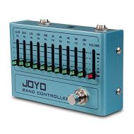 JOYO R-12 Band Controller Equalizer 10 Band EQ Pedal for Guitar and Bass, Guitar Effect Pedal, 31.25Hz to16kHz, True Bypass