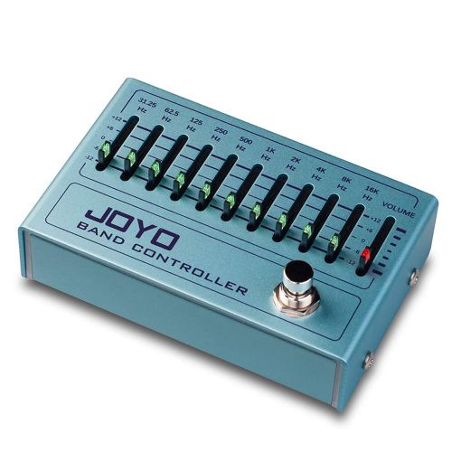  JOYO R-12 Band Controller Equalizer 10 Band EQ Pedal for Guitar and Bass, Guitar Effect Pedal, 31.25Hz to16kHz, True Bypass