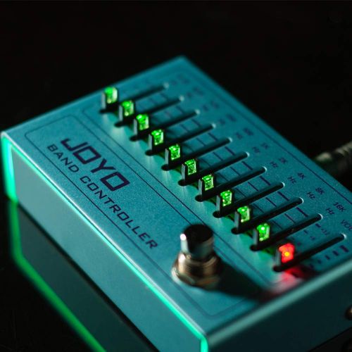  JOYO R-12 Band Controller Equalizer 10 Band EQ Pedal for Guitar and Bass, Guitar Effect Pedal, 31.25Hz to16kHz, True Bypass