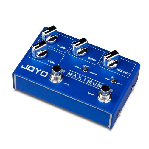  JOYO R-05 Maximum Overdrive Guitar Pedal Effect, Dual Channel