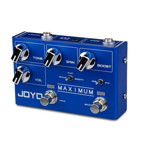  JOYO R-05 Maximum Overdrive Guitar Pedal Effect, Dual Channel