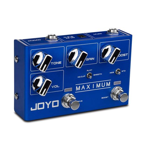  JOYO R-05 Maximum Overdrive Guitar Pedal Effect, Dual Channel