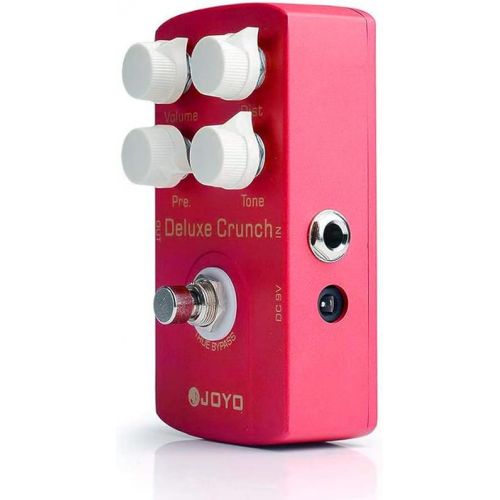  JOYO Crunch Distortion Effect Pedal as High-Gain or Vintage Amps for Electric Guitar - True Bypass (Deluxe Crunch JF-39)