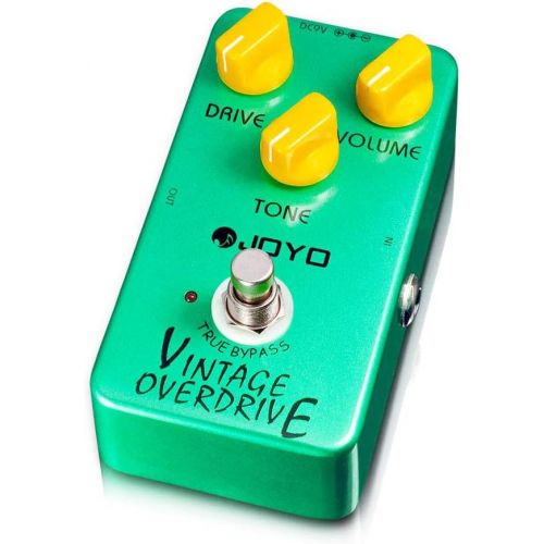  JOYO Vintage Overdrive Pedal Classic Tube Screamer Effect Pedal for Electric Guitar True Bypass (JF-01)