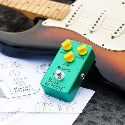  JOYO Vintage Overdrive Pedal Classic Tube Screamer Effect Pedal for Electric Guitar True Bypass (JF-01)