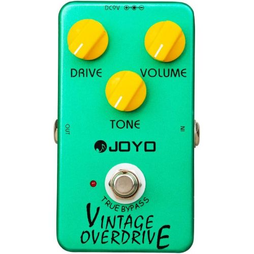  JOYO Vintage Overdrive Pedal Classic Tube Screamer Effect Pedal for Electric Guitar True Bypass (JF-01)