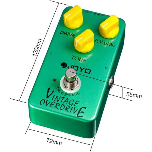  JOYO JF-01 Vintage Overdrive Guitar Effect Pedal with True Bypass