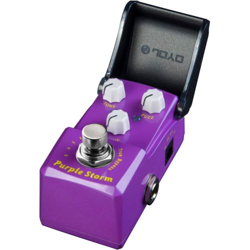  JOYO JF-320 Ironman Purple Storm (Fuzz) Effect Mini Pedal with 2 Patch Cables