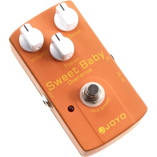  JOYO JF-36 Sweet Baby Low-Gain Overdrive Pedal Adapt to Various Overdrive Styles for Electric Guitar Effect True Bypass