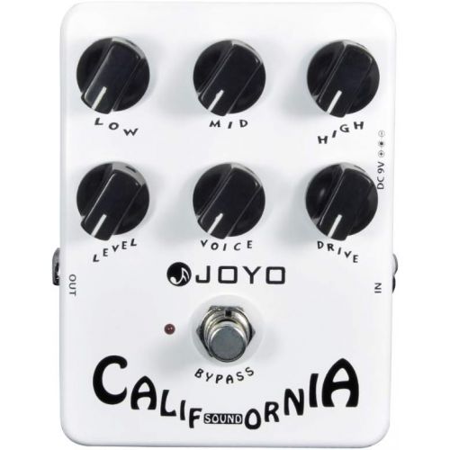  JOYO California Sound Amp Simulator Pedal of Amplifier M.B MK-II Focus Rock Tones from Overdrive to Distortion for Electric Guitar Effect Bypass (JF-15)