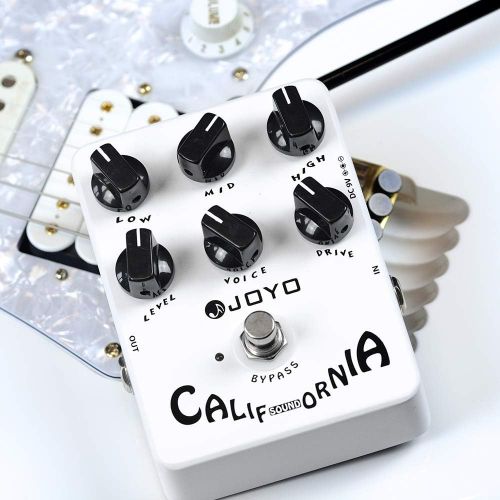  JOYO California Sound Amp Simulator Pedal of Amplifier M.B MK-II Focus Rock Tones from Overdrive to Distortion for Electric Guitar Effect Bypass (JF-15)