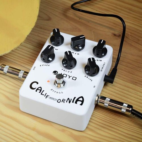  JOYO California Sound Amp Simulator Pedal of Amplifier M.B MK-II Focus Rock Tones from Overdrive to Distortion for Electric Guitar Effect Bypass (JF-15)