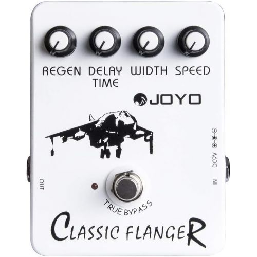  JOYO Classic Flanger Effect Pedal Metallic Flanger Sounds & Rapid Tremulous Vibrato, for Electric Guitar Effect True Bypass (JF-07)
