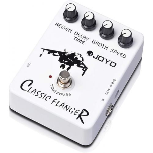  JOYO Classic Flanger Effect Pedal Metallic Flanger Sounds & Rapid Tremulous Vibrato, for Electric Guitar Effect True Bypass (JF-07)