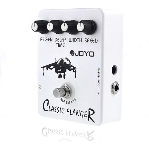  JOYO Classic Flanger Effect Pedal Metallic Flanger Sounds & Rapid Tremulous Vibrato, for Electric Guitar Effect True Bypass (JF-07)