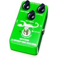 JOYO JF-10 Dynamic Compressor Pedal Effect Re-create Classic Ross Compressor Pedal for Electric Guitar Bass Sustainer Pedal