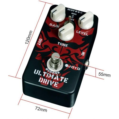  JOYO JF-02 Ultimate Drive Guitar Effect Pedal Overdrive Pedal with Bypass