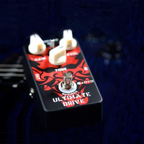  JOYO Ultimate Drive Overdrive Pedal and Rich Bordering-on-Distortion Overdrive for Electric Guitar Effect Bypass (JF-02)