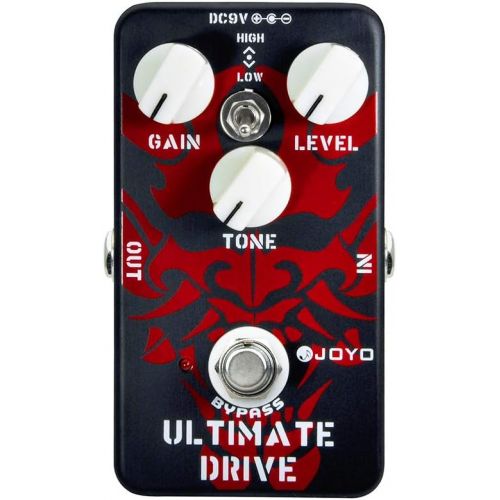  JOYO JF-02 Ultimate Drive Guitar Effects Pedal Overdrive, Simulation Tube AMP Pedal for Electric Guitar Effects, Between Distortion and Overdrive