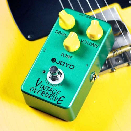  JOYO JF-01 Overdrive Effects Pedal, Vintage Overdrive Classic Tube Screamer Pedal for Electric Guitar Effect, True Bypass