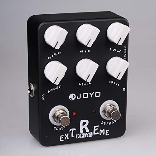  JOYO JF-17 Extreme Metal Pedal Effect Distortion Pedal with 3-Band EQ and Low & High-gain Pedal for Electric Guitar True Bypass