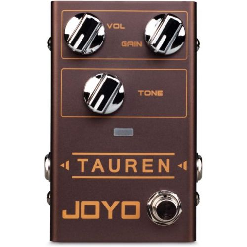  JOYO Overdrive Distortion Pedal R Series High Gain OD Clean Boost to Dist for Electric Guitar Effect (Tauren R-01)