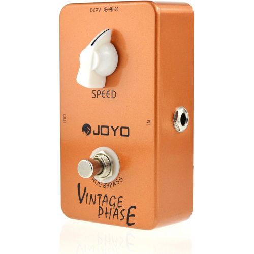  JOYO JF-06 Vintage Phase Guitar Effect Pedal - True Bypass, DC 9V and Battery Supported