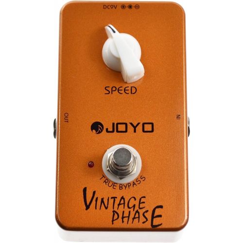  JOYO JF-06 Vintage Phase Guitar Effect Pedal - True Bypass, DC 9V and Battery Supported